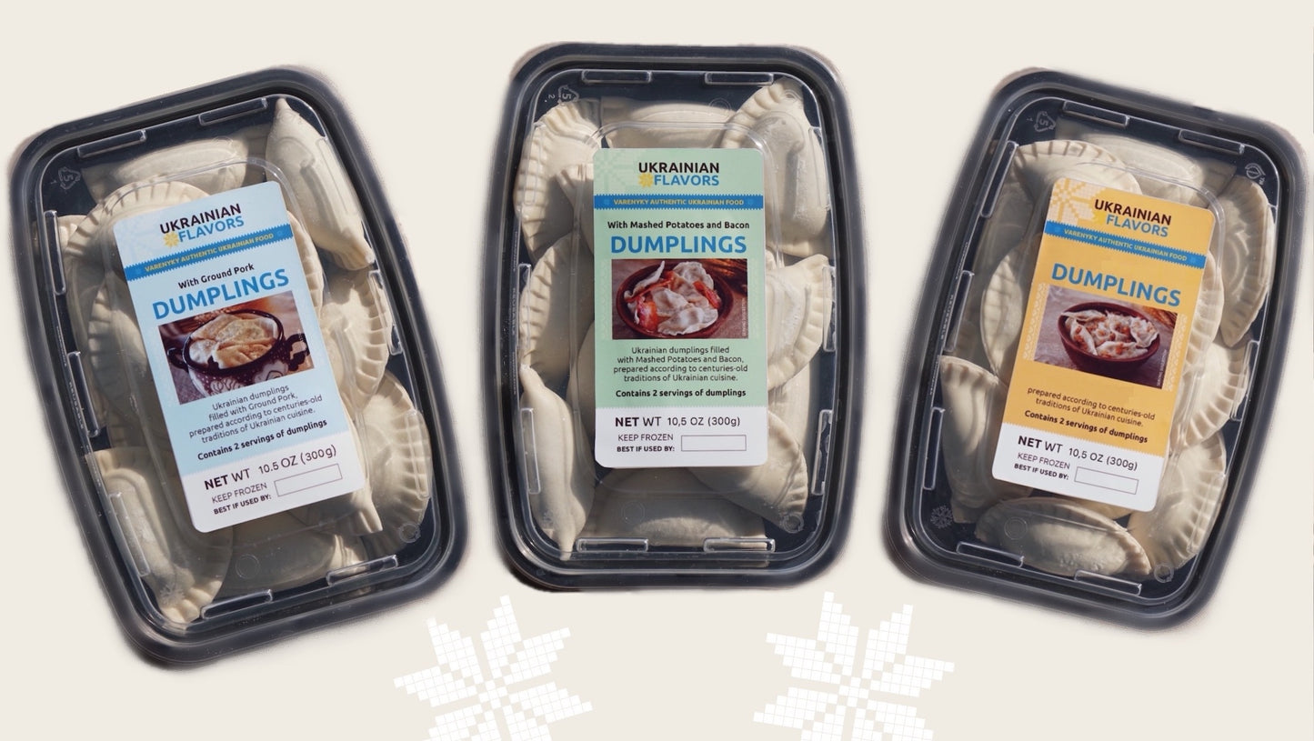 Meaty Feast - 3 boxes of varenyky with meat filling