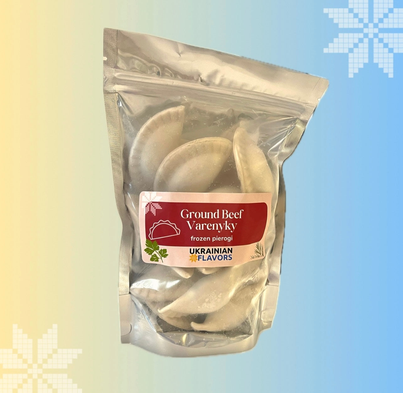 Ground Beef Pierogi (Varenyky) - Frozen