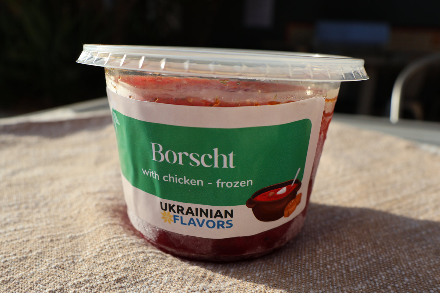 Borscht with meat - frozen