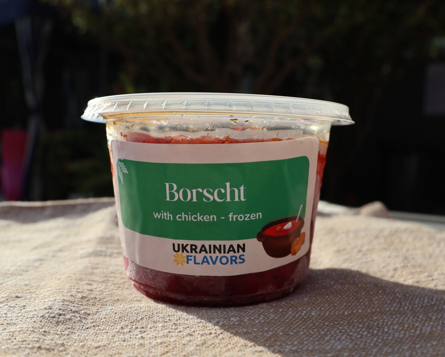 Borscht with meat - frozen