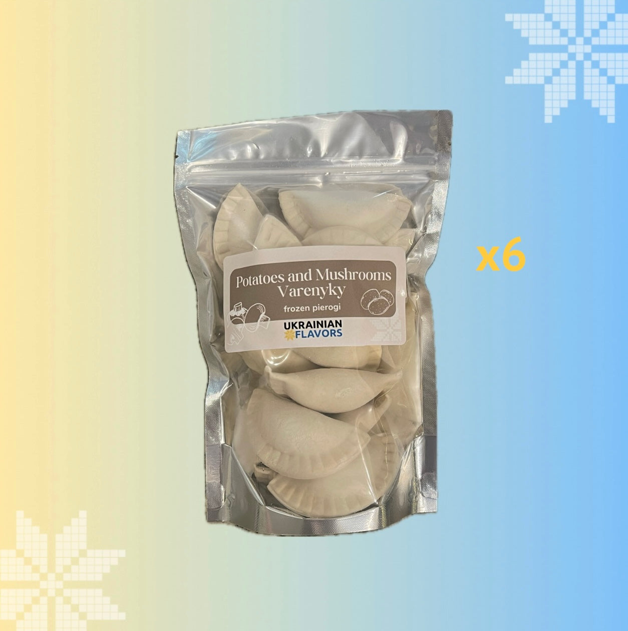 Mushrooms & Potato Varenyky (Frozen Pierogi) – Wholesale