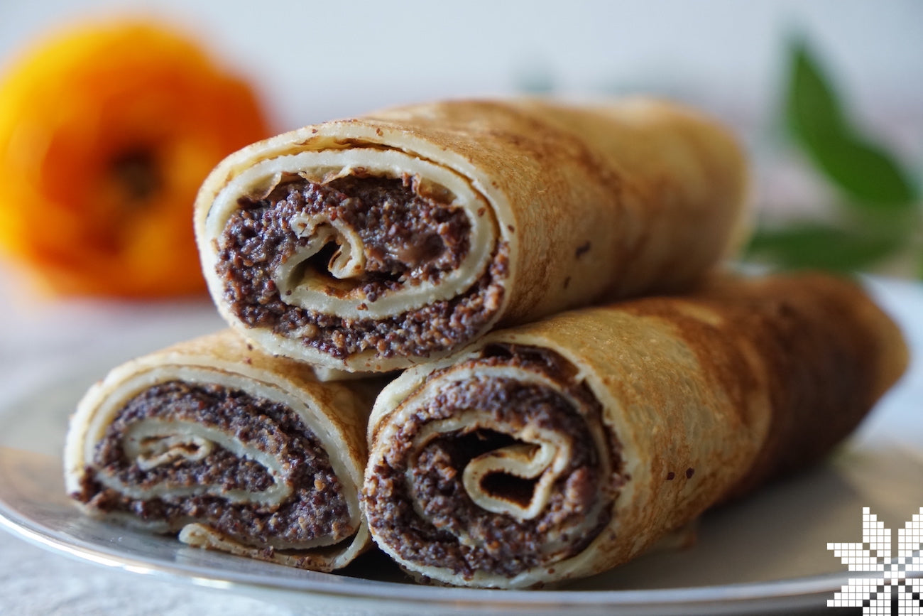 Poppy Seed Crepes Rolls (Nalysnyky) Frozen - Wholesale