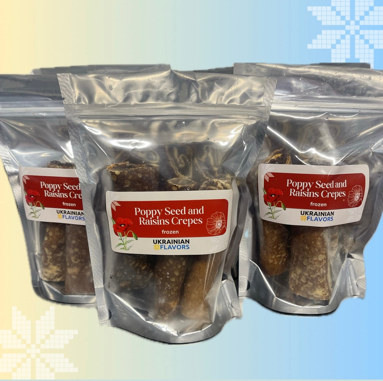 Poppy Seed Crepes Rolls (Nalysnyky) Frozen - Wholesale