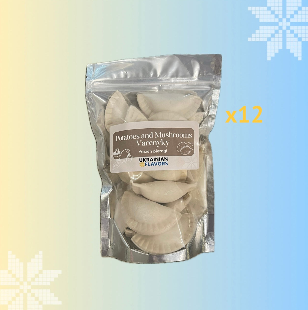 Mushrooms & Potato Varenyky (Frozen Pierogi) – Wholesale
