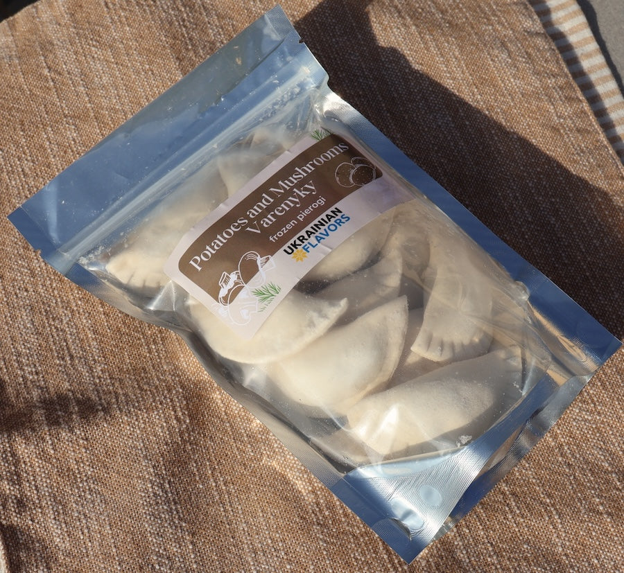 Potatoes and Mushrooms Varenyky - Frozen