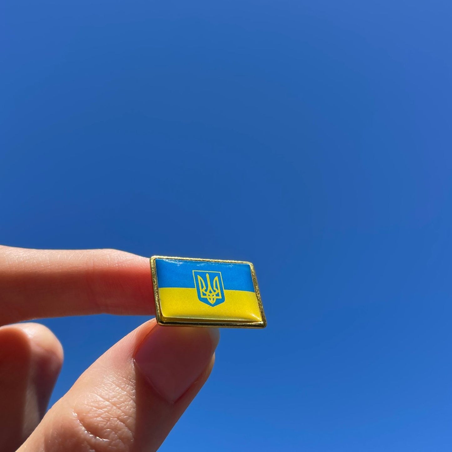 Ukrainian Tryzub Metal Pin