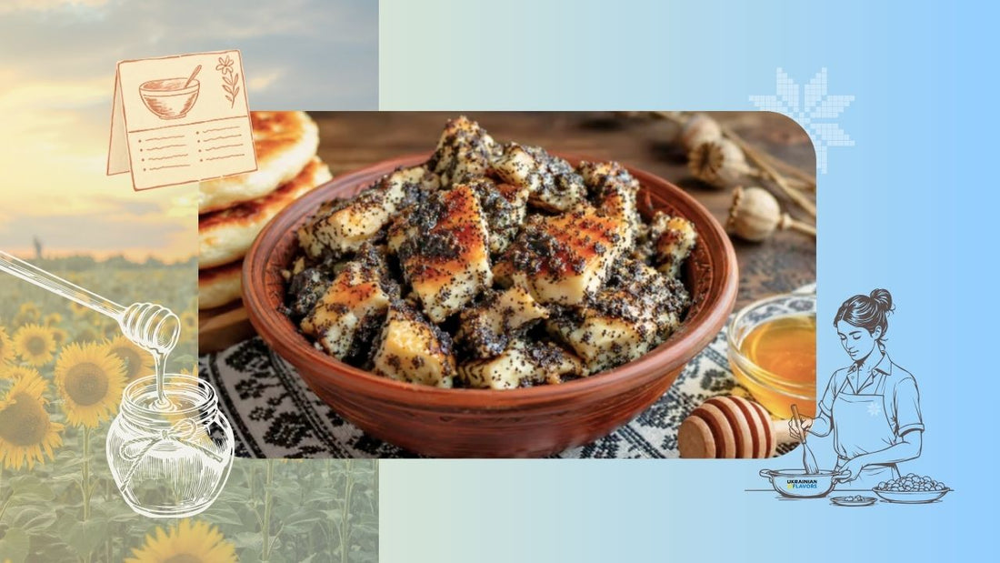 Traditional Ukrainian Shulyky Recipe for Makoviya - Honey and Poppy Seed Dessert