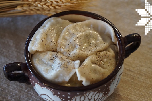 How to cook frozen varenyky (Ukrainian dumplings or pierogi) with Ground Pork filling