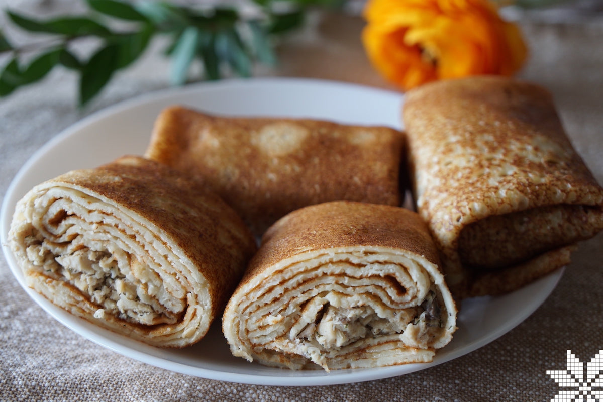 Mlyntsi Mlyntsi with Chicken and Mushrooms by Ukrainian Flavors - Frozen