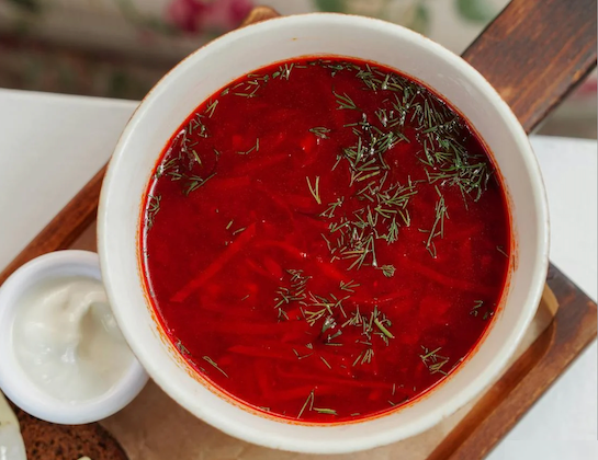 Borscht with meat - frozen