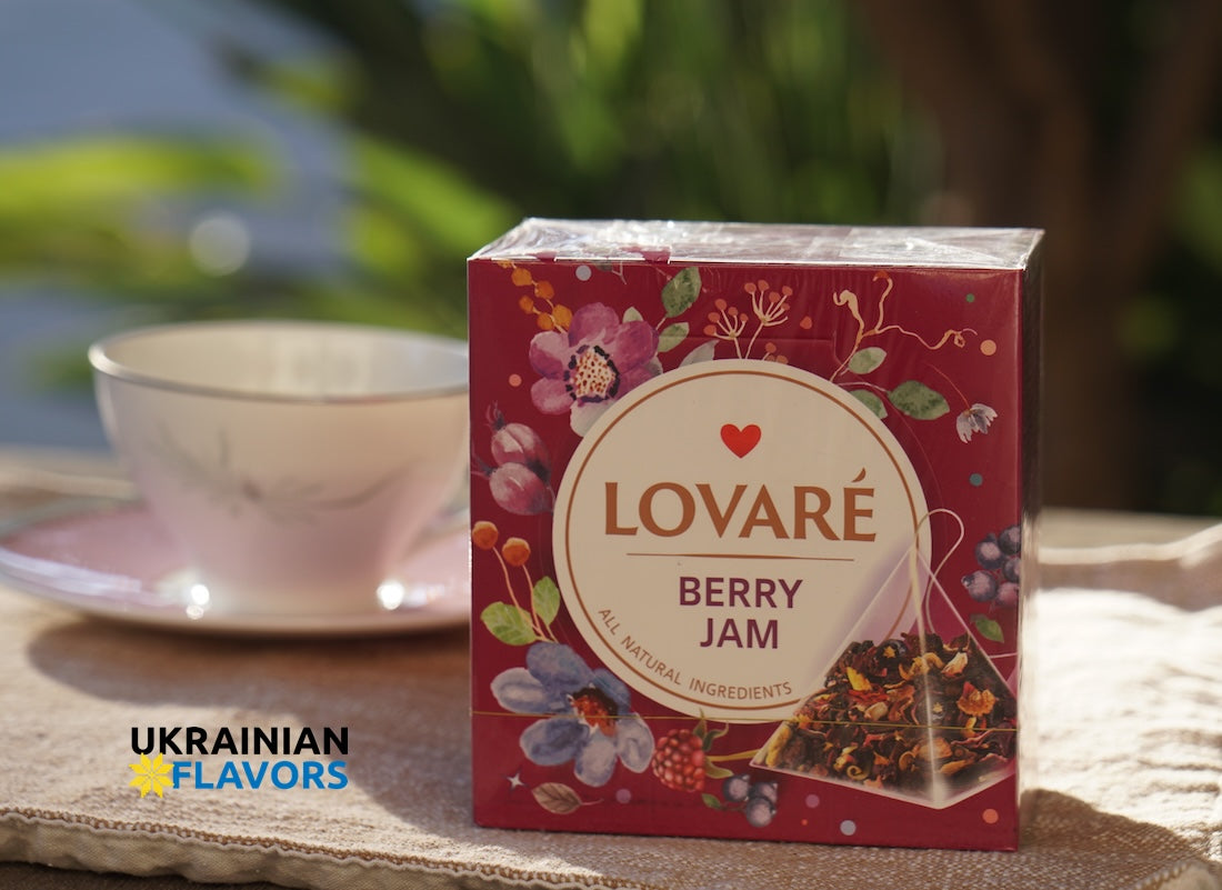 Ukraine Tea Types Ukrainian Tea - Lovare Berry Jam - Ukrainian Flavors