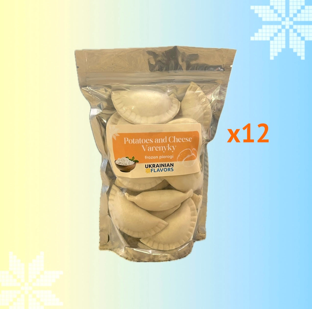 Potato and Cheese Varenyky (Frozen Pierogi) – Wholesale