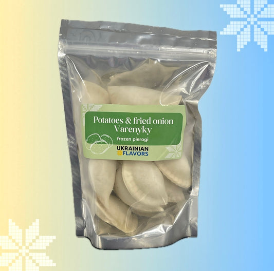 Potatoes with fried Onion Pierogi - Frozen