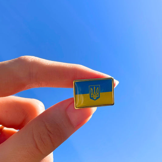 Ukrainian Tryzub Metal Pin
