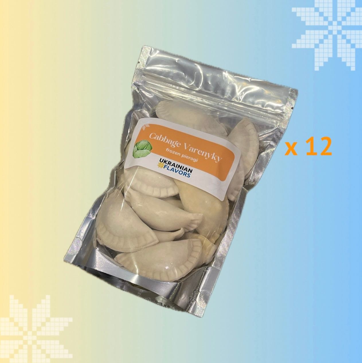Sauerkraut cabbage Varenyky (Frozen Pierogi) – Wholesale