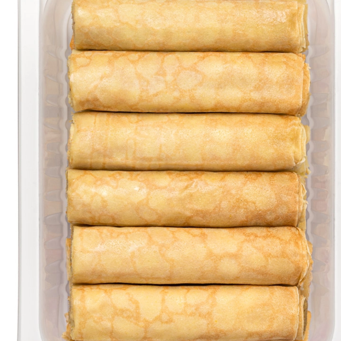 Crepes Rolls Sweet Cheese and Raisin (Mlyntsi) Frozen - Wholesale